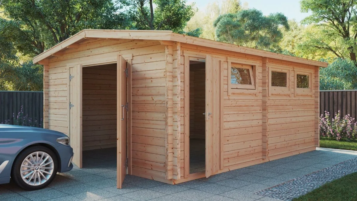 Holzgarage “Hansa B” 5x6m