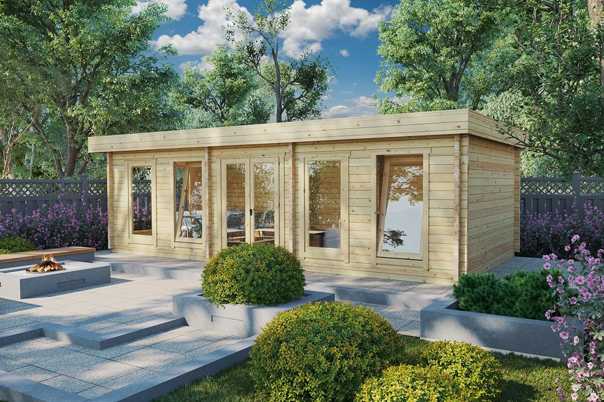 Großes Gartenhaus “Hansa A” 8x4m