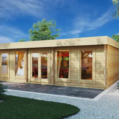 Großes Gartenhaus “Hansa B” 8x5m