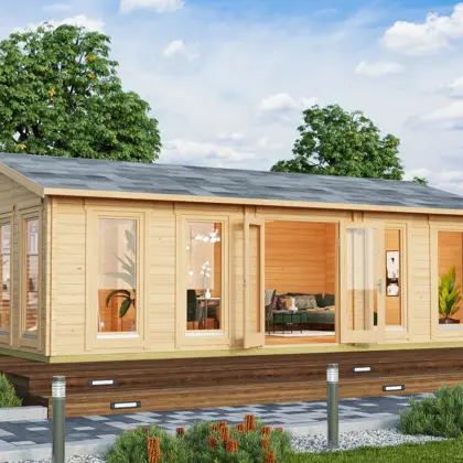 Großes Gartenhaus “Hansa D” 8x5m