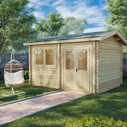 Gartensauna “Finnland” 4x3m