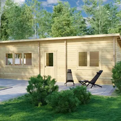 Blockhaus “Holiday J” 9x5m Blockhaus “Holiday J” 9x5m