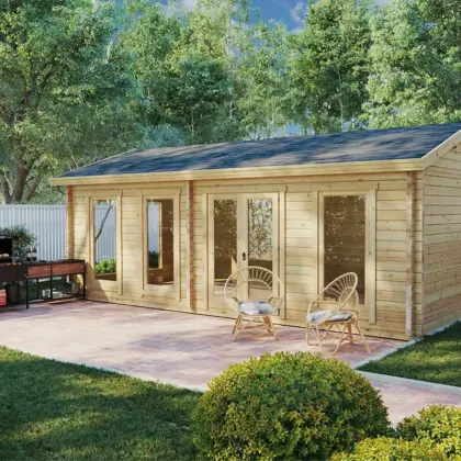 Großes Gartenhaus „Typ F” 7x4m