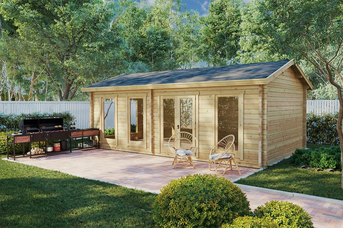 Großes Gartenhaus „Typ F” 7x4m