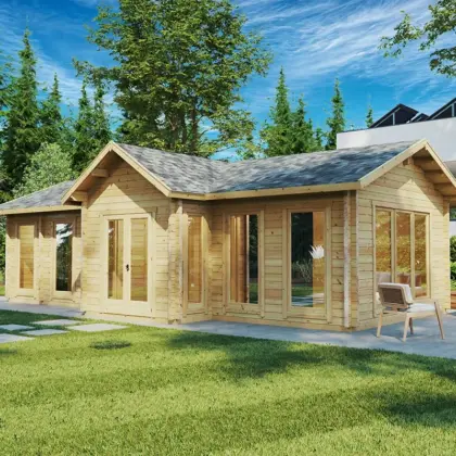 Großes Gartenbüro “Hansa 2” 10x4m