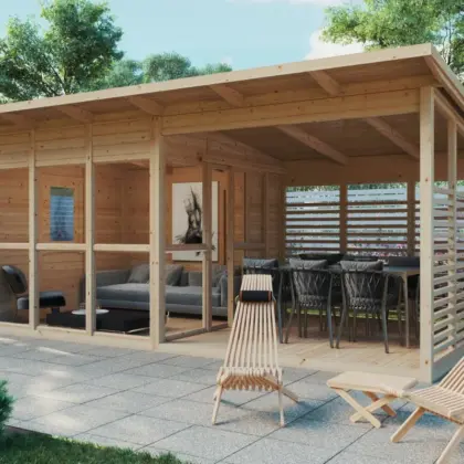 Gartenhaus “Elias” 6x3m aus Holz