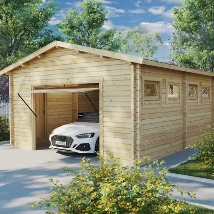 Holzgaragen-Bausatz “Hansa J” 5x6m