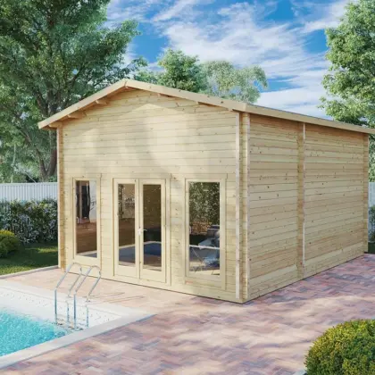 Gartenhaus “Golfsimulator 1” 5x6m aus Holz