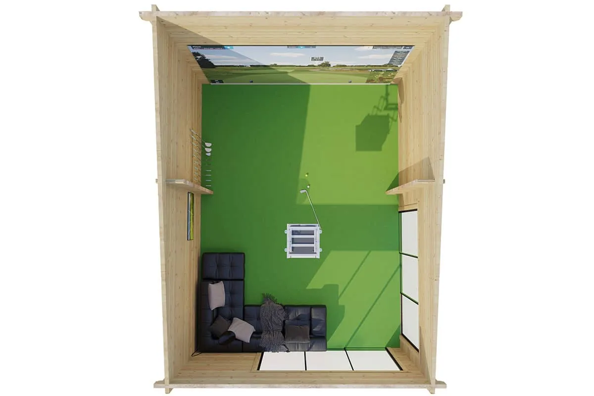Gartenzimmer “Golfsimulator 5” 6x5m