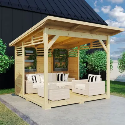 Gartenlaube “A Plus” 3x3m
