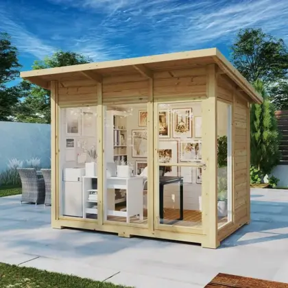 Kleines Gartenbüro “Avalon” 3x2m
