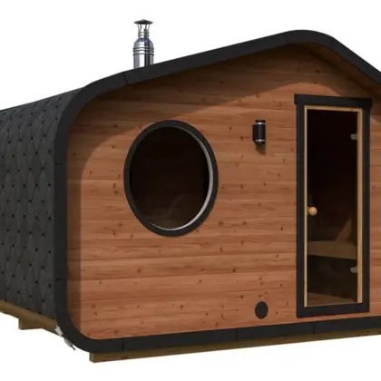 Outdoor Sauna “Mont Blanc” 4x4m