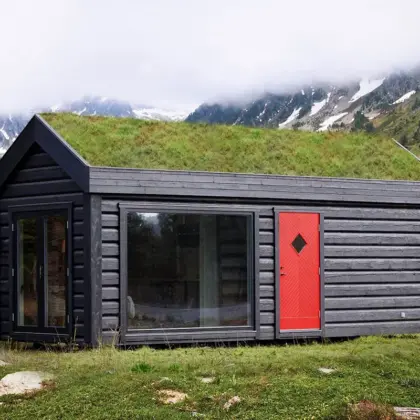Tiny House Fertighaus “HyggeHut”, 8 × 3 m