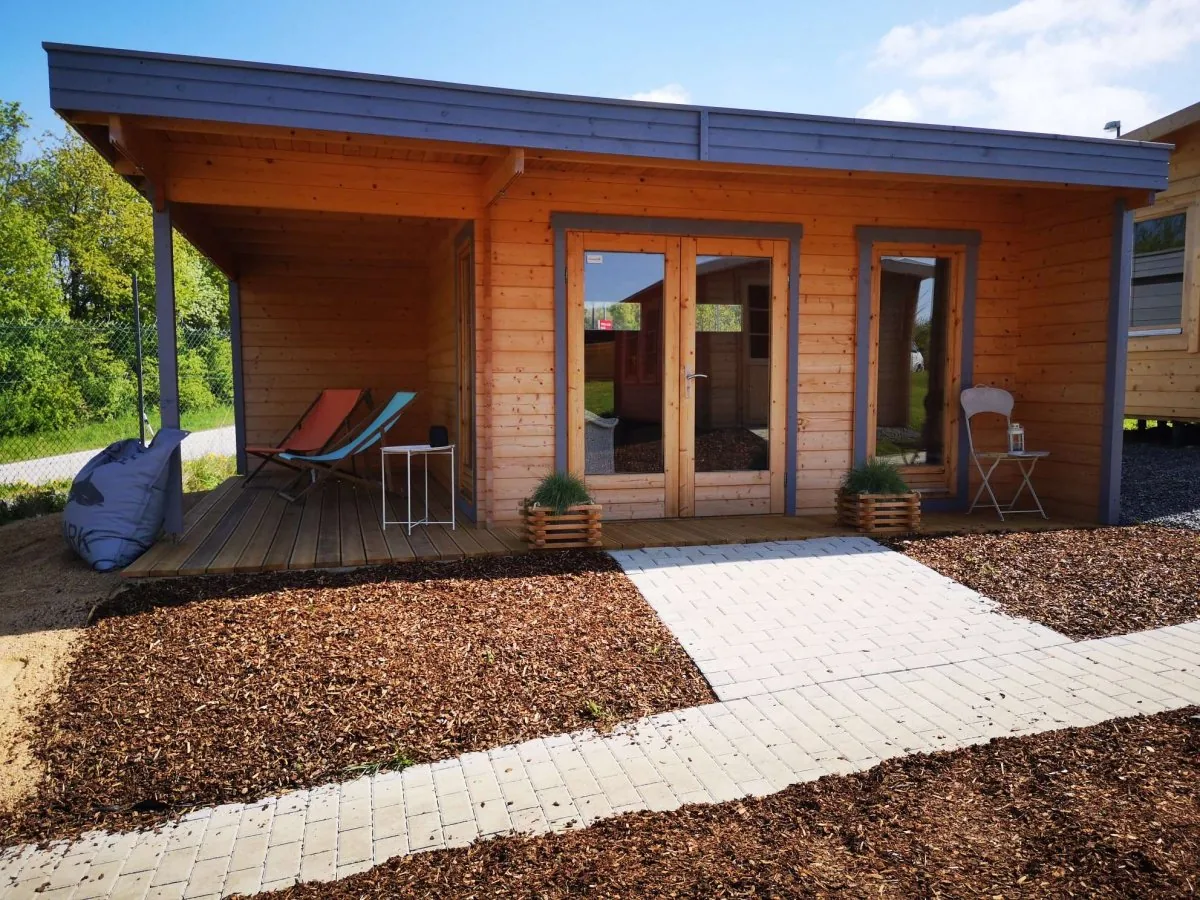 Gartenhaus mit Terrasse “Hansa Lounge XL” 6x5m