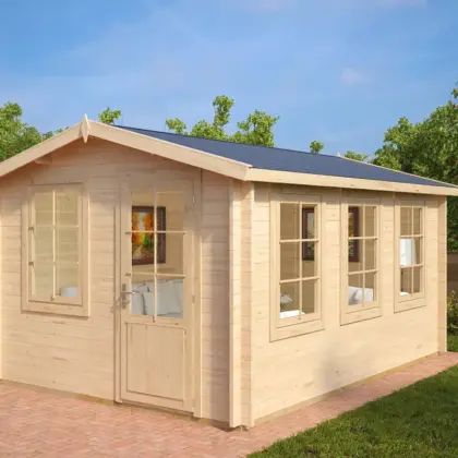 Mini Gartenhaus “Eva C” 3x4m aus Holz