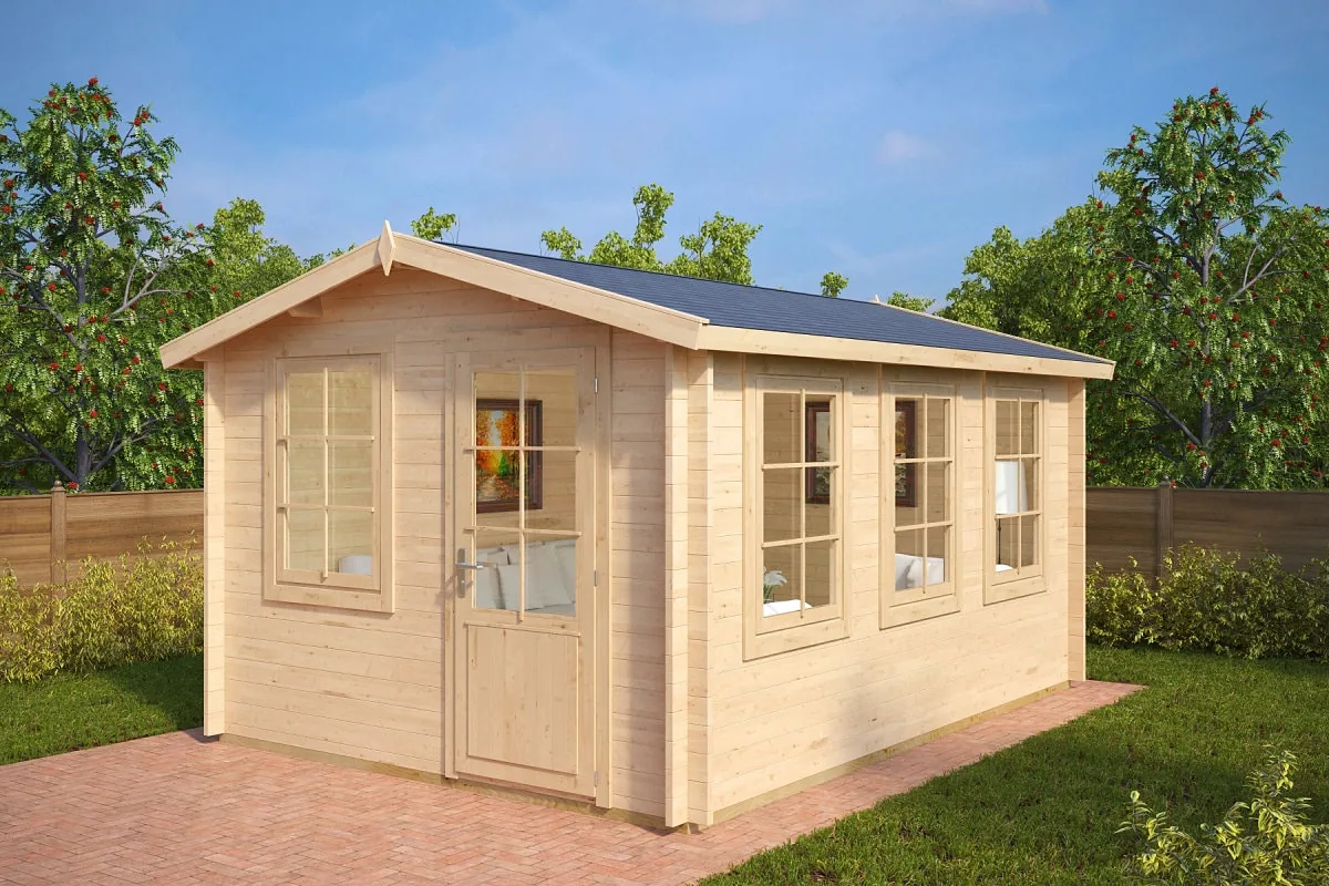 Mini Gartenhaus “Eva C” 3x4m aus Holz
