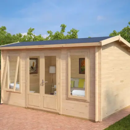 Gartenbüro aus Holz “Eva D” 4x3m