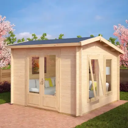 Kleines Gartenhaus “Nora X” 3x3m aus Holz
