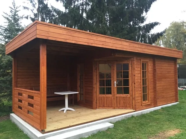 Gartensauna “Paula” 8x3m