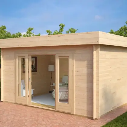 Holz-Gartenbüro “Jacob E” 4x3m
