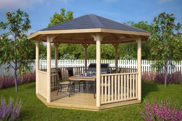 Holzpavillon “Elizabeth XL” Ø, 3 × 3 m