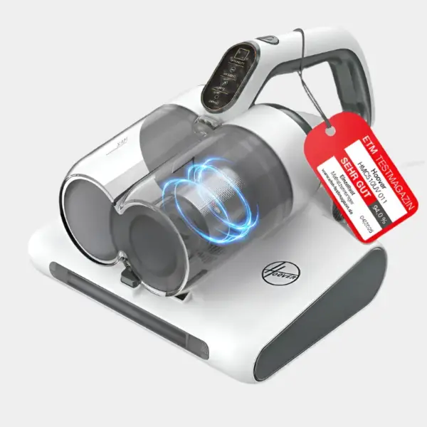 Hoover 4in1 Milbensauger [HMC510 Weiß], Starlight Titanium
