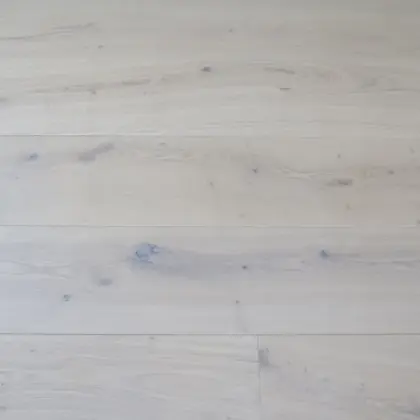 Eiche Landhausdiele XXL, Weiß – 15 × 240 × 2200 mm