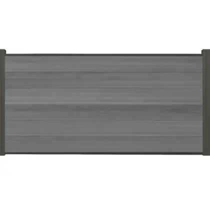 WPC Coex. Zaun Komplettset WoodoWyk, Grey – 179 × 90 cm