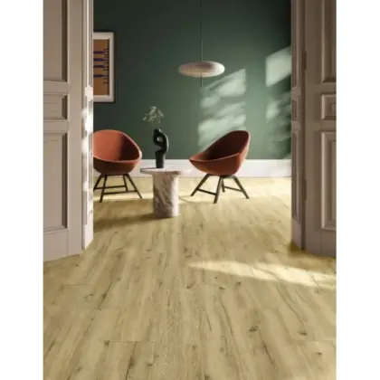 5,0 mm Klick Vinyl (SPC) mit intregierter Trittschalldämmung, Holzoptik weiß 5,0 mm Klick Vinyl (SPC) mit intregierter Trittschalldämmung, Holzoptik weiß