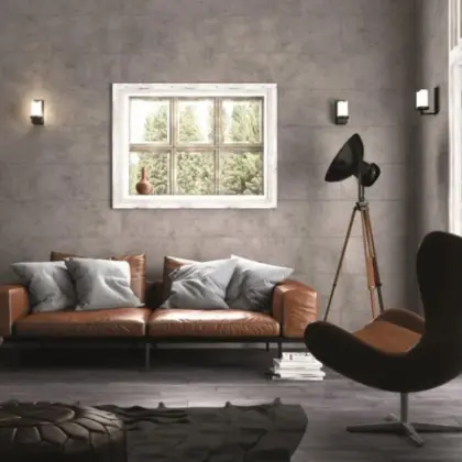 Wandpaneele Kunststoff Mauvegrau meliert, 1200 × 300 × 4 mm