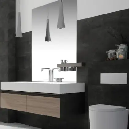 Wandfliese SPC aus Vinyl