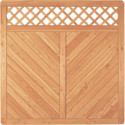 Sichtschutzzaun Pöhl aus Holz