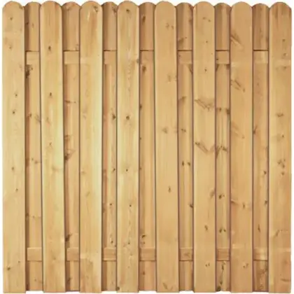 Sichtschutzzaun Eversten aus Holz, 1