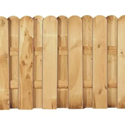 Gartenzaunelement Eversten aus Holz, Grün – 180 × 90 cm