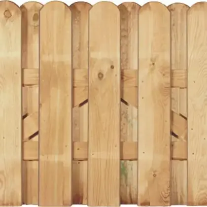 Einzeltor Eversten aus Holz, Grün – 100 × 90 cm