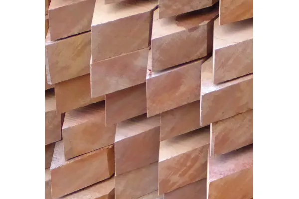Bongossi Pfähle, 80 × 80 mm