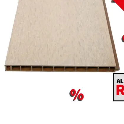 *Abverkauf* Einzelelement Resysta Zaun / Sichtschutz / Steckzaunsystem WoodoTexel, 180 × 25 cm