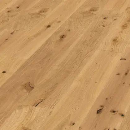 Fertigparkett Landhausdiele Eiche astig „XL“ Fertigparkett Landhausdiele Eiche astig „XL“