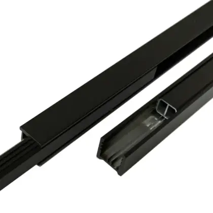 Universal U-Profil für WPC Zäune, Anthrazit – 27 × 27 mm