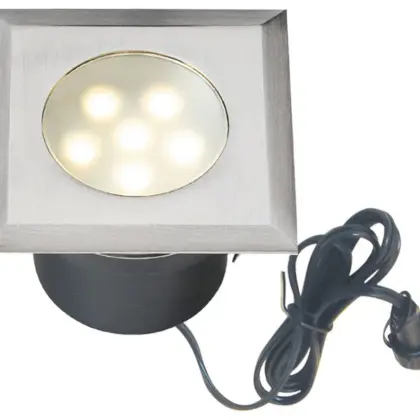 Einbauleuchte XENIA, Weiß – 70 × 70 mm