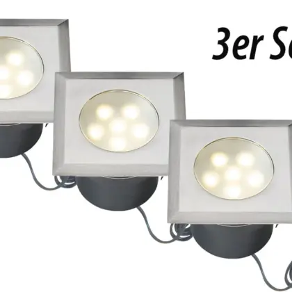 Komplettset Einbauleuchte XENIA, Weiß