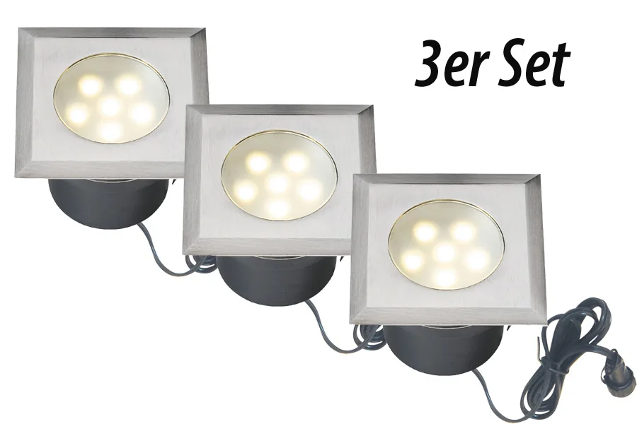 Komplettset Einbauleuchte XENIA, Weiß
