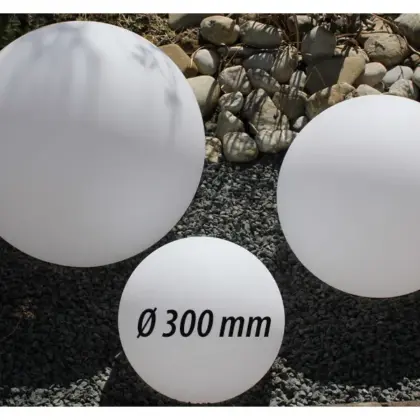 Design-Kugeln Moon 300, Ø, Weiß