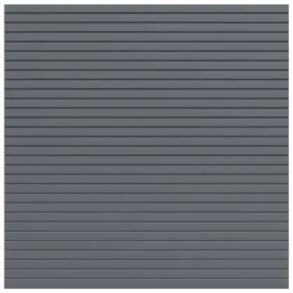 Rhombus Steckzaun aus Aluminium / Komplettset, Anthrazit