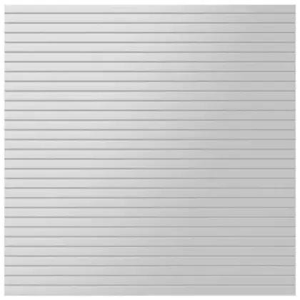 Rhombus Steckzaun aus Aluminium / Komplettset, Silber