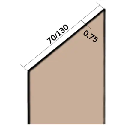 EPDM-Fugenband schwarz Dicke 0,75 mm