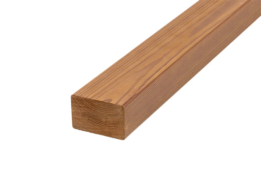 Thermoholz Fichte Unterkonstruktion, 42 × 68 mm