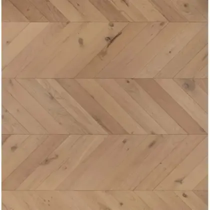 Eiche Parkett, Chevron, unsichtbar lackiert endbehandelt 14 x 90 x 510 mm, Sortierung natur (1,836 m² / Paket)