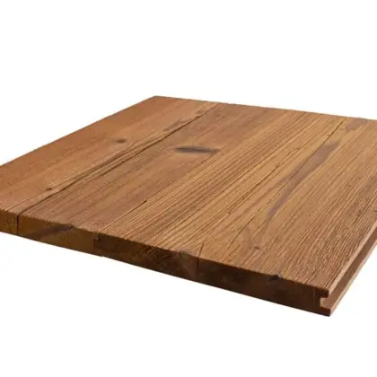 Wandverkleidung Thermotanne Oberfläche einseitig gezopft, 30 × 262 mm