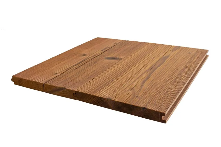 Wandverkleidung Thermotanne Oberfläche einseitig gezopft, 30 × 262 mm